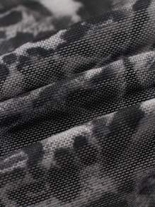 SHEIN ICON 复古豹纹露背露背短款上衣，下摆开叉 - 彩色 - 查看 4