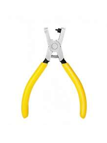 SHEIN 1 pieza Herramienta universal de perforación de cinturones para cinturones, cordones de zapatos, correas de reloj, Día de San Valentín para hombres, Boda de San Valentín, cumpleaños, alicates, herramientas, pinzas para carpetas