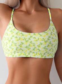 Swim Mod Zweiteiler Badeanzug mit Blümchen Muster für Strandurlaub