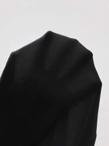 ROMWE MEN Street Life Áo ba lỗ dáng rộng đính kim cương lấp lánh cho nam - màu đen - Xem 7