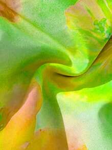 Swim Vcay Women's Random Print Halter Tie Bikini Set, Sexy For Summer - Multicolor - View 5