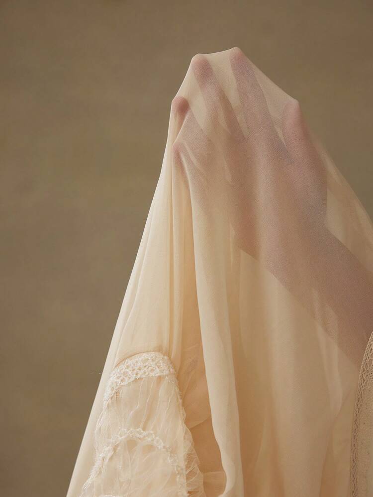 SHEER BISHOP SLEEVE BLOUSE