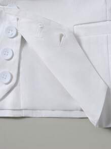 Manfinity Bizformal Gilet décontracté de couleur unie à simple boutonnage pour hommes