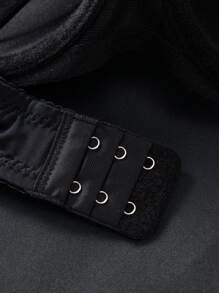 1pc Sexy Lace Minimalist Push Up Small Bust Support Underwire Bra