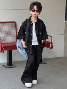 Dazy Kids 男童牛仔两件套