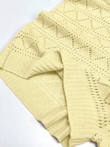 Linhara Plus Size Casual Vacation Style Short Sleeve Sweater Set Winter Fall Autumn