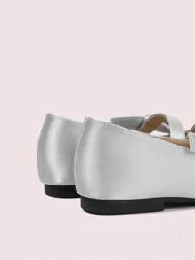 CUCCOO DOLLMOD Giày bệt màu xám thời trang dành cho nữ - Xám - Xem 8