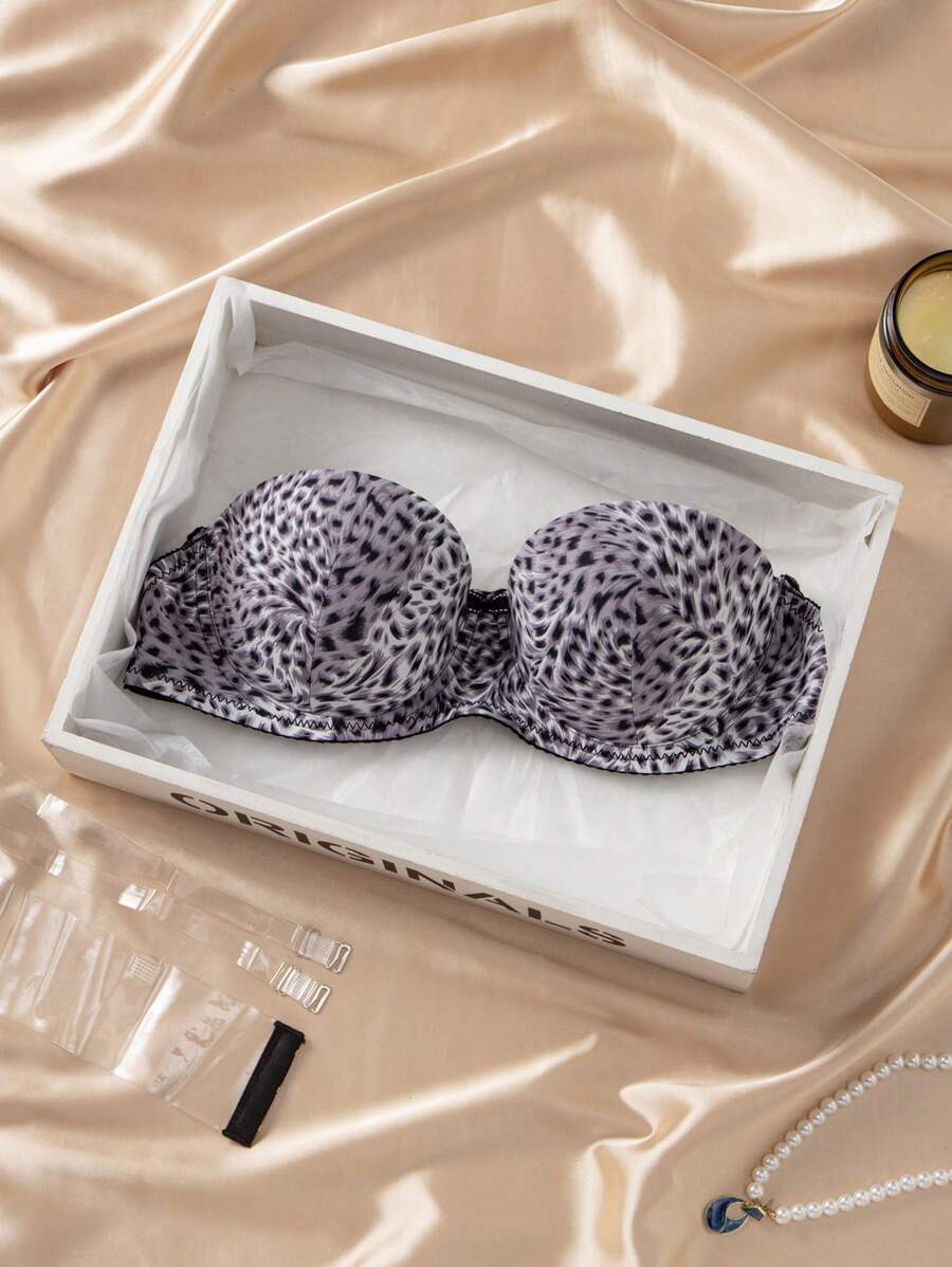 Sujetador de bandeau inalámbrico con soporte, sin costuras y antideslizante para mujeres - Multicolor - Ver 1