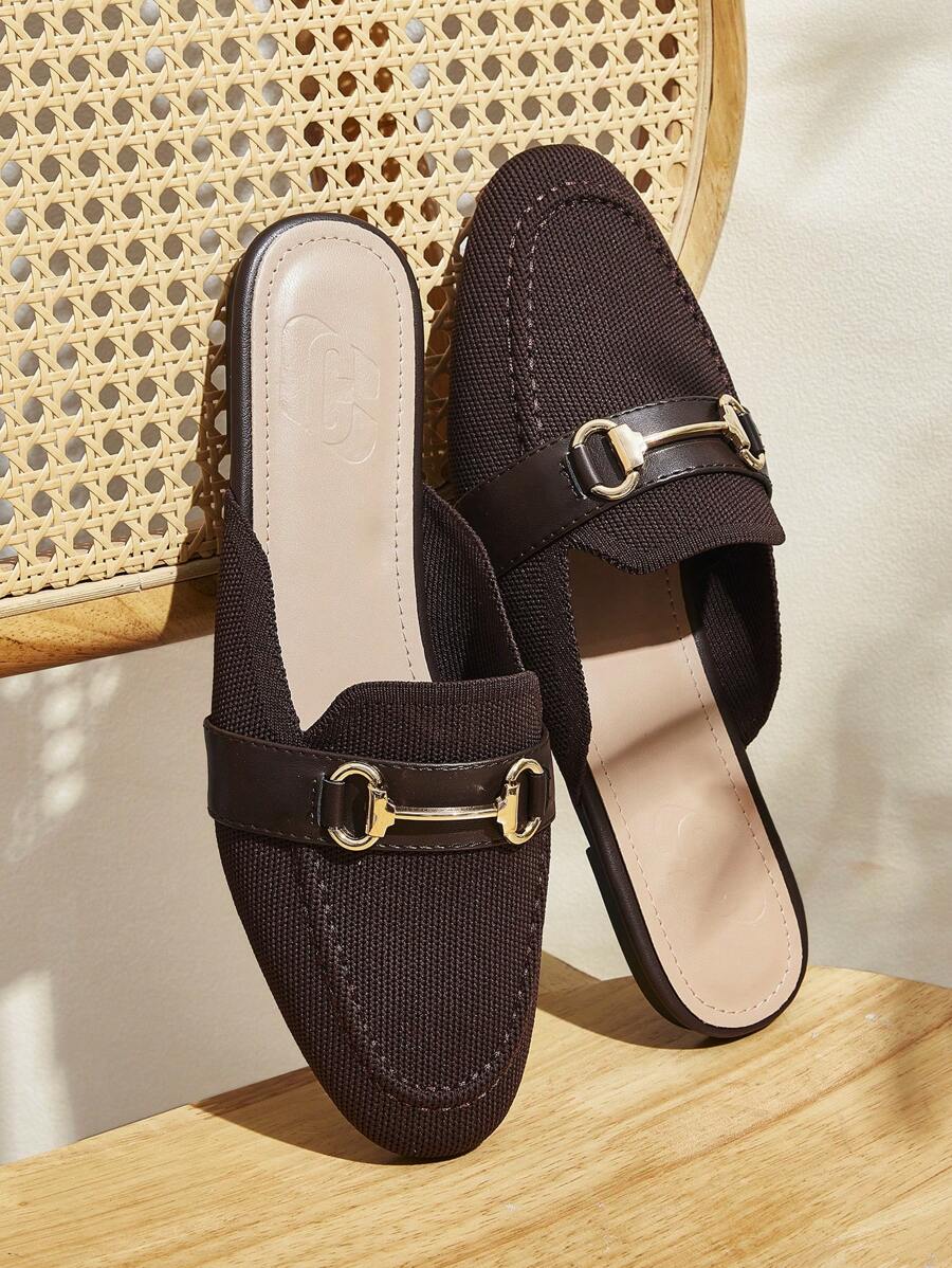 CUCCOO BASICS Casual & Fashionable Versatile Comfortable Women Flats For Christmas Spring Shoes - Coffee Brown - View 1