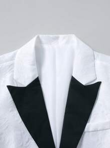 Manfinity Bizformal Conjunto de traje de negocios y commuter para hombres (chaqueta + pantalones)
