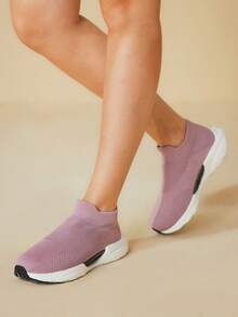 CUCCOO BASICS Women's Fashion Slip-On Lightweight & Breathable Athletic Sneakers