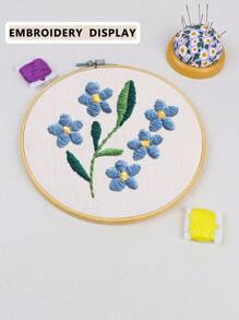 SHEIN 4pcs/Set Beige Bamboo Material DIY Embroidery Hoops, Suitable For Cross Stitch,Punch Needle, Sturdy , Can Be Decoration For Dream Catcher, Halloween & Christmas, Phone Keychain, Bag, Clothing, Hair, Desk & Car Interior