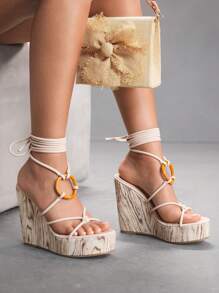 CUCCOO SZL CUCCOO Women's High Platform Fashion Sandals, Summer