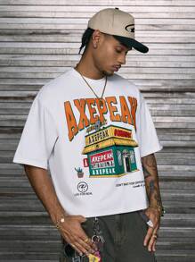 SWAVVY 女款正面标语印花短袖T恤 - 白色 - 查看 5