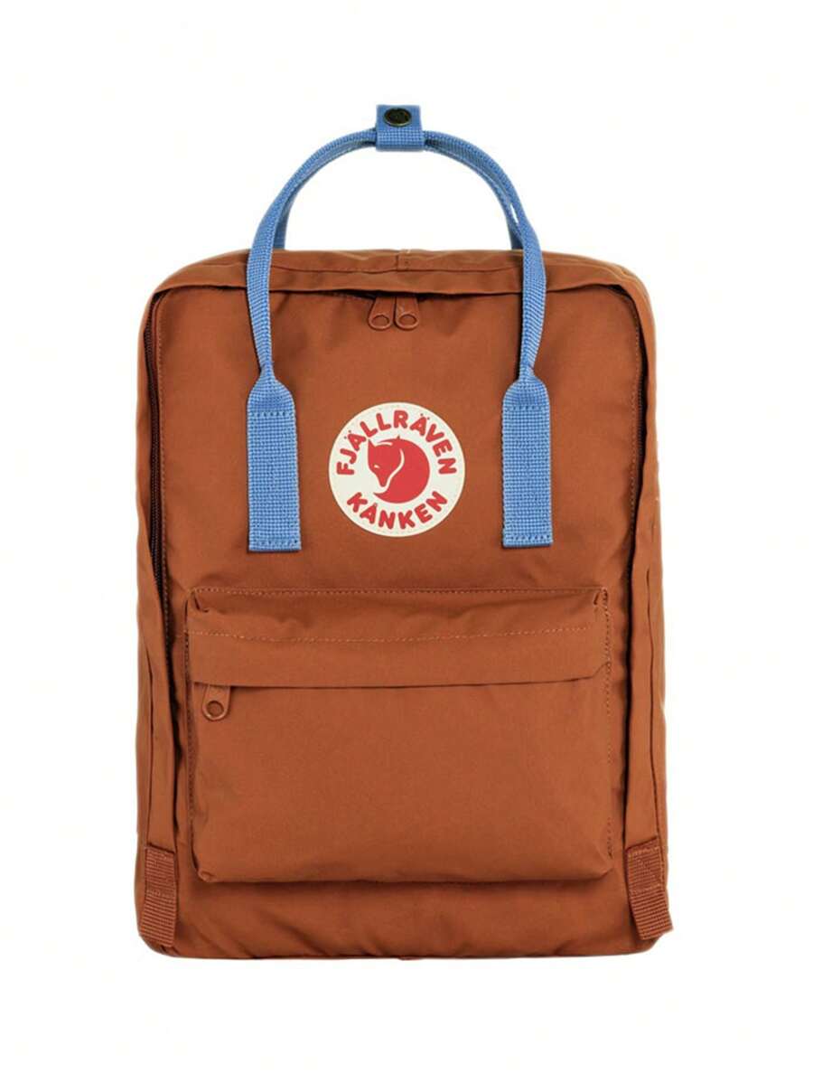 Fjallraven Kanken 16'' Backpack Teracotta Brown-Ultramarine Unisex F23510 243-537, School Backpack - Teracotta Brown-Ultramarine - View 1