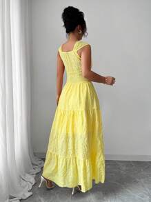 Elenzga A Summer Dress That Exudes An Elegant And Vacation-Like Charm And Makes One Look Slimmer