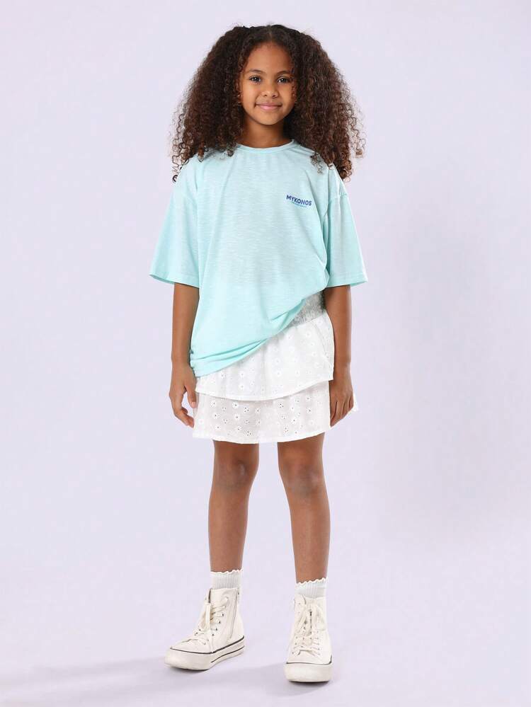 Oversized T-Shirt Evil Eye Two Piece