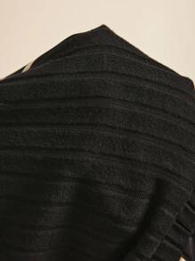 Freevana Plus Size 2pcs/Set Stylish Striped Button-Up Long Sleeve Top And Skinny Pants Suit,Holiday Outfits