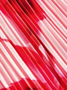 Gownix 1 套女式花卉印花吊带无袖上衣和长裤优雅两件套服装 - 粉色 - 查看 4