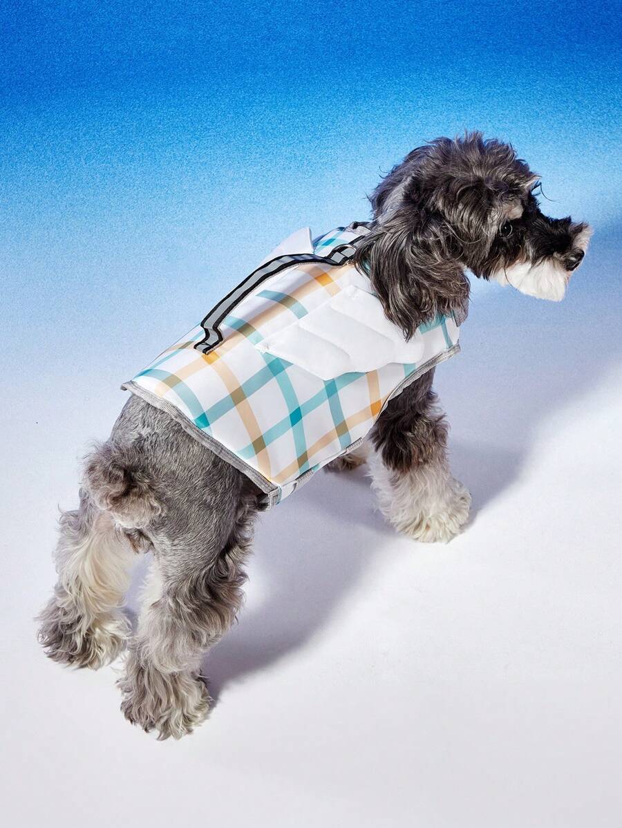 PETSIN White Simple 3D Angel Wing Pet Life Jacket With Strong Buoyancy, Adjustable Straps, Suitable For Spring/Summer Pets