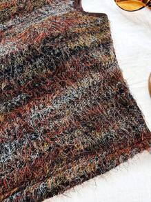 Soleia 女士两件套夏季服装 女士两件套度假服装 女士沙滩装 复古女士夏季时尚不对称领口上衣和短裤两件套 毛绒两件套 棕色两件套 针织两件套 两件套短裤套装 粗花呢两件套 - 彩色 - 查看 4