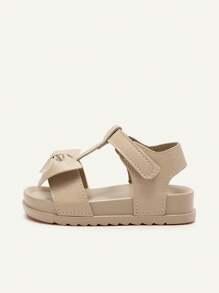 Cozy Pixies 1 双可爱幼儿花卉钩环平底凉鞋，时尚百搭，柔软鞋底，适合宝宝，夏季