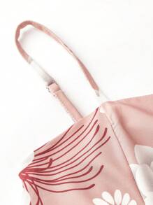 Irokai 优雅花卉印花喇叭袖日式和服