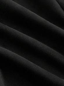 SHEIN MOD 女式波西米亚 70 年代流苏无袖夹克，秋季外套上衣，秋季女式夹克，西部夹克，牛仔夹克 - 黑色 - 查看 4