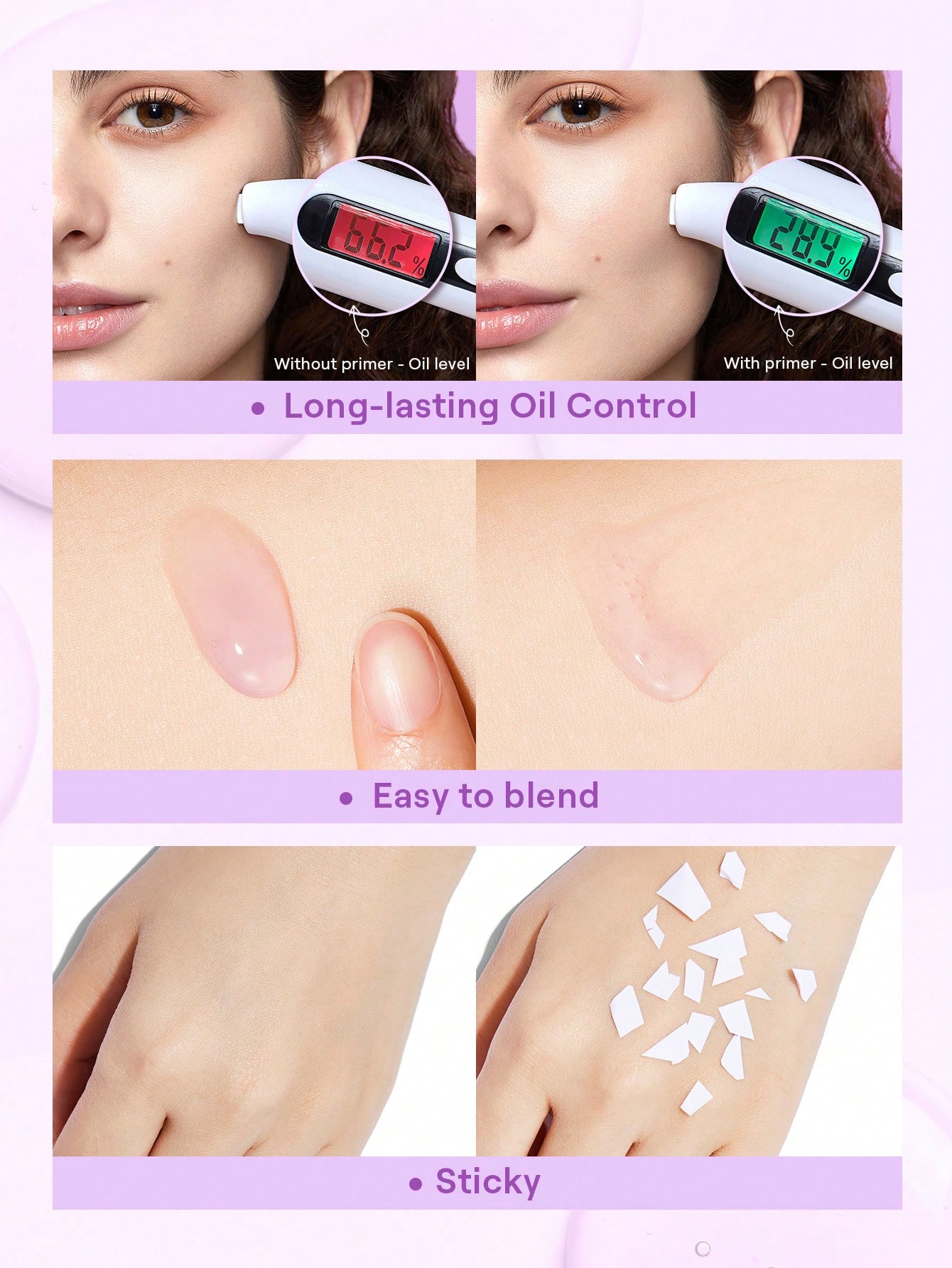 SHEGLAM Good Grip برايمر مرطب-Blueberry+Aha-حجم السفر