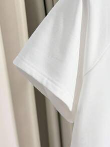 INAWLY Women's Casual Matching T-Shirt And Shorts Set, Summer - White - View 6