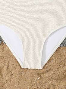 Girls & Teens Fashion Beach Swimwear Set High Waist Swimsuit Set Bathing Suit Set Starfish Bikini Seashell Bathing Suit Modest Bikini Set - Multicolor - View 5