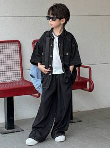 Dazy Kids 男童牛仔两件套