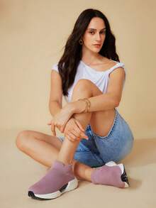 CUCCOO BASICS Women's Fashion Slip-On Lightweight & Breathable Athletic Sneakers