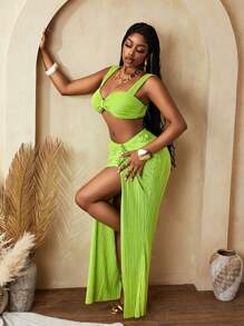 BamGleam 女士日常两件套服装