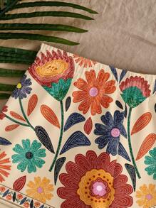 Travachic Shorts casuales sueltos de mujer con estampado floral de cintura media