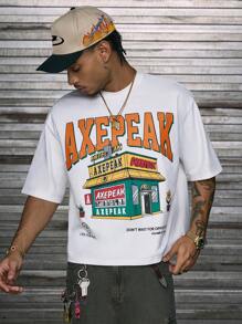 SWAVVY 女款正面标语印花短袖T恤 - 白色 - 查看 1