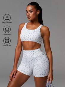 Athîral Women Casual Sports Printed Camisole T-Shirt - Multicolor - View 1