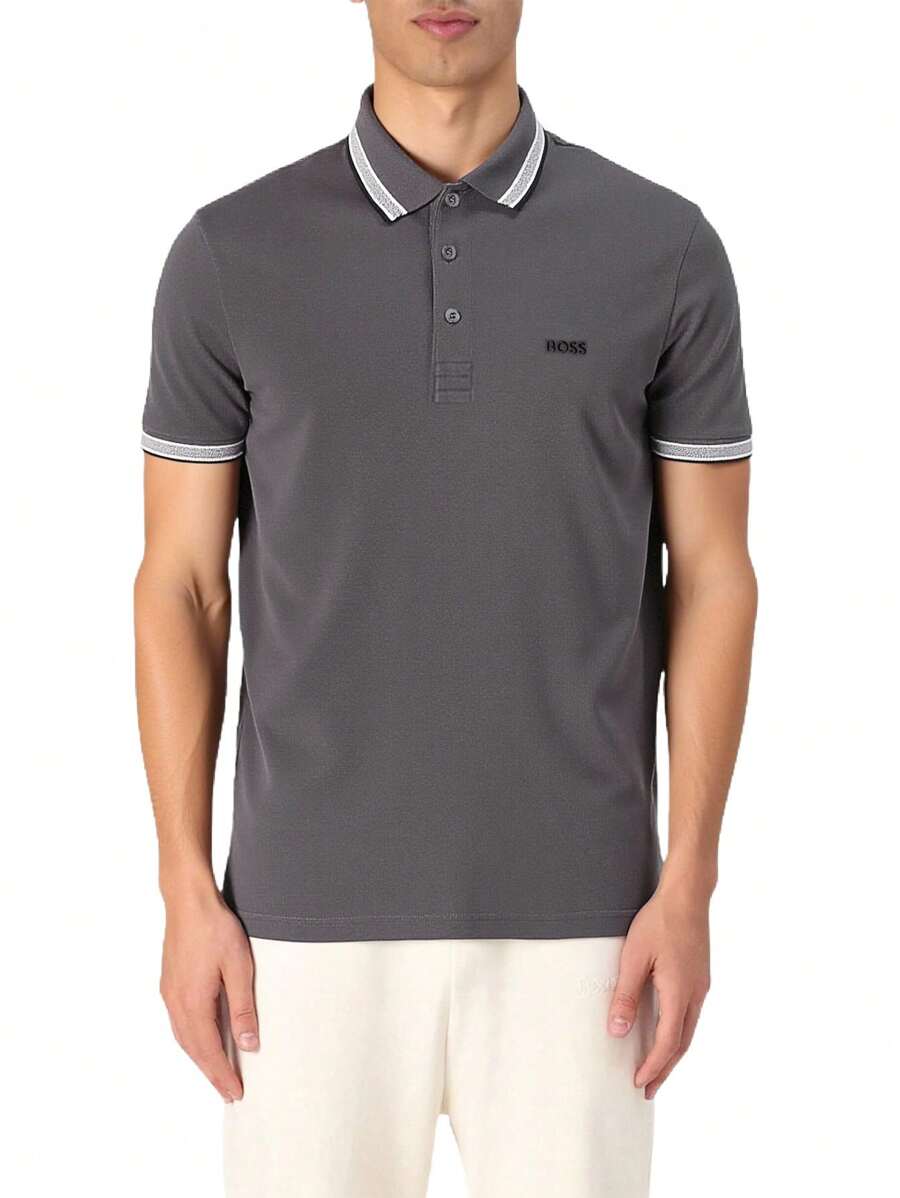 Hugo Boss Polo Paddy - Gris Oscuro - Ver 1