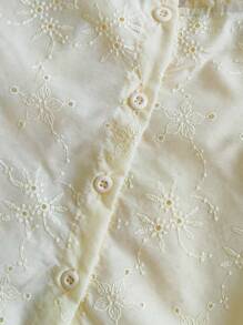 Souflis Souflis 年轻女孩春夏韩式碎花短袖上衣搭配荷叶边简约百搭连衣裙套装，非常适合户外、度假、与朋友聚会 - 杏色 - 查看 3