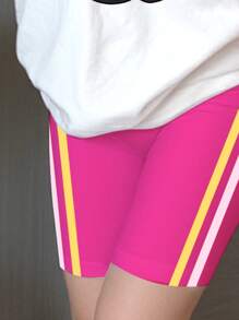 2pcs/Set Young Girl Casual Minimalist School Style Pink Tone, Cute Cartoon Rabbit Number 19 Design, Sweet & Cool Sports Inspired Tank Top & Shorts Set, Suitable For Summer Back To School Or Graduation Season