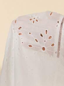 Almamuse Women's Elegant Embroidered Patchwork Midi Slip Dress