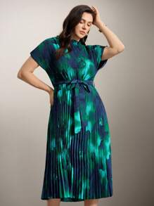 Flouryn 加刷印花褶边长裙女装 - 彩色 - 查看 6