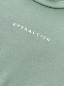 10 Stücke/Set Outfits für Kleine Jungen im Sommer, 5 Farben verfügbar - Grau, Apricot, Schwarz, Grün, Blau, Rundhals Kurzarm Top mit Buchstaben Aufdruck und passende Shorts Sets, minimalistisch & modisch, lässig & vielseitig, Buchstaben Akzente, anliegende Silhouette, geeignet für Outdoor-Spiel, täglichen Lässig-Tragen, Park-Picknicks, Treffen mit Freunden, Geburtstagsfeiern, Fotoanlässe und mehr im heißen Sommer, um die Stilsicherheit und Vitalität des Jungen zu zeigen und ihn zum Mittelpunkt der Menge zu machen und den Sommerspaß zu genießen