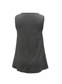 Bộ 3 áo ba lỗ cổ tròn xếp ly màu trơn cho nữ - Nhiều màu - Xem 4