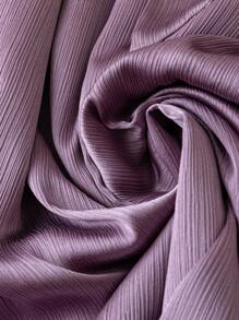 Rometta Plus Size V-Neck Elegant Tie Front Short Sleeve Dress