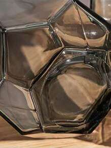 Bình thủy tinh viền mạ vàng sang trọng, trang trí phòng khách trong suốt theo phong cách Bắc Âu, cắm hoa thủy canh, quà tặng bình hoa sáng tạo và đơn giản cho lễ tốt nghiệp sinh nhật - Màu xám khói - Xem 4