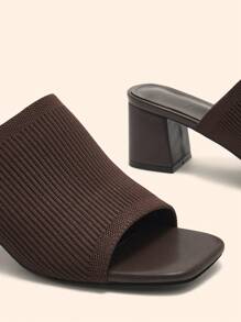 CUCCOO BASICS Casual Fashion Versatile Minimalist Elegant Chunky Heeled Sandals For Women For Christmas