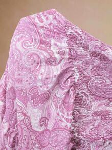 Flirla Plus Size Bohemian Style Long Skirt