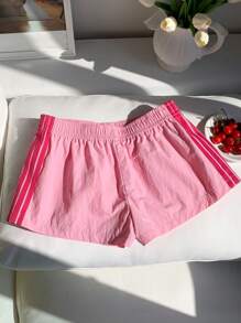 Comfortcana Pantalones cortos de mujer de unicolor, adecuados para el verano