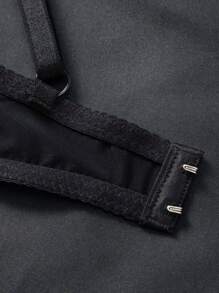 1pc Sexy Lace Minimalist Push Up Small Bust Support Underwire Bra